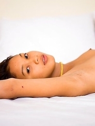 Small teen Ladyboy Lee displays her delicious puckered anus