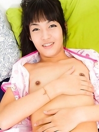 19 year old June is from Bangkok. Her cock was rock hard the whole shoot and she was playing with her cock even when I was not shooting.