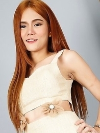 Super hot red head angel Ping is eager to take off her dress and show off her lovely big tits and tasty ass.