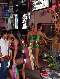 Ladyboy candids of contests and on the streets of Pattaya