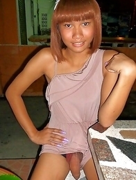 Private flashing pics of cute and horny Thai femboy Jess