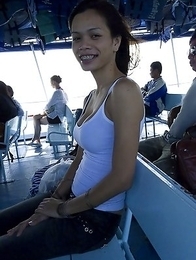 Candid sexy pics from pretty Ladyboy Wicky