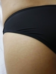 25yo busty Thai ladyboy Peach does a striptease for white tourist