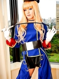 Cosplay based on anime characters is very big in Japan. Kanato is a TV celebrity newhalf who owes her fame to this. She has never used hormones.