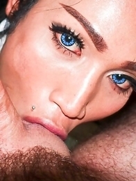 Natty Big Cock Gape Cum and Creampie