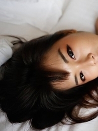 19yo pretty Thai ladyboy Pream gets face covered in jizz