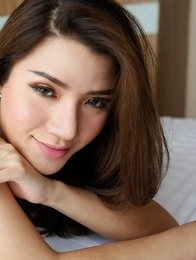 25yo sexy Thai ladyboy Peach blows white guy and masturbates