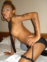 Big cock Thai tranny