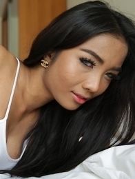 Sexy Thai ladyboy Leeya assfucked by white tourists big cock
